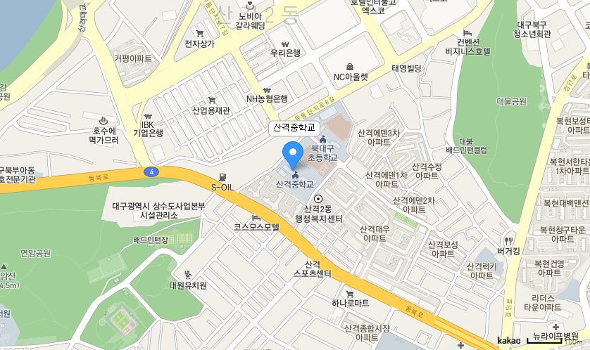 학교 찾아오시는 길 지도
